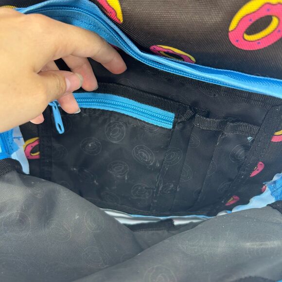 OFWGKTA Odd Future Donut 3 Compartment  Backpack Black Blue Pink School Bag - Picture 9 of 11